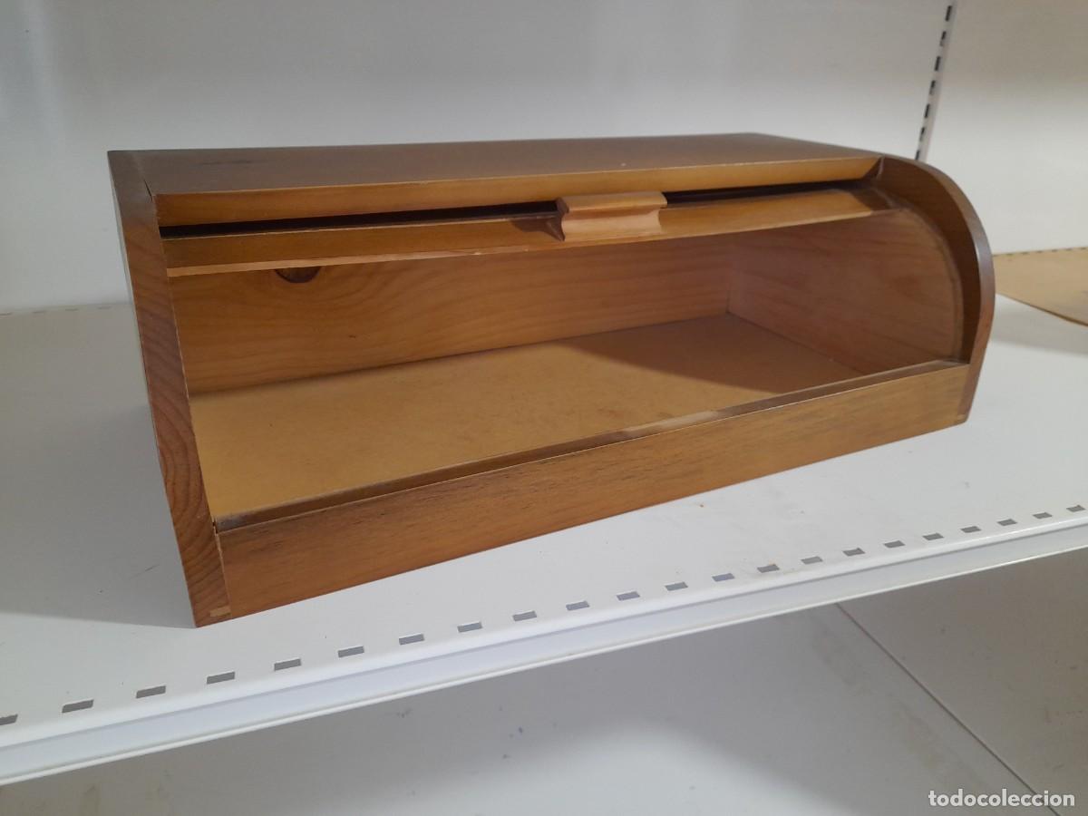 panera con persina de madera mueble baul caja p - Compra venta en  todocoleccion