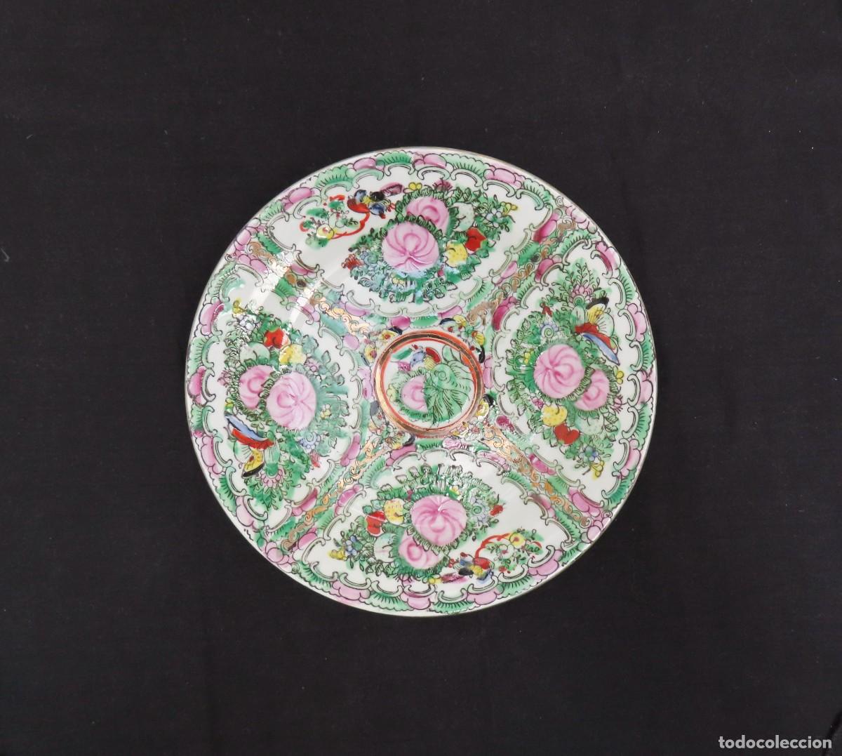 Antig&uuml;edades: Plato porcelana china Macao - Foto 1