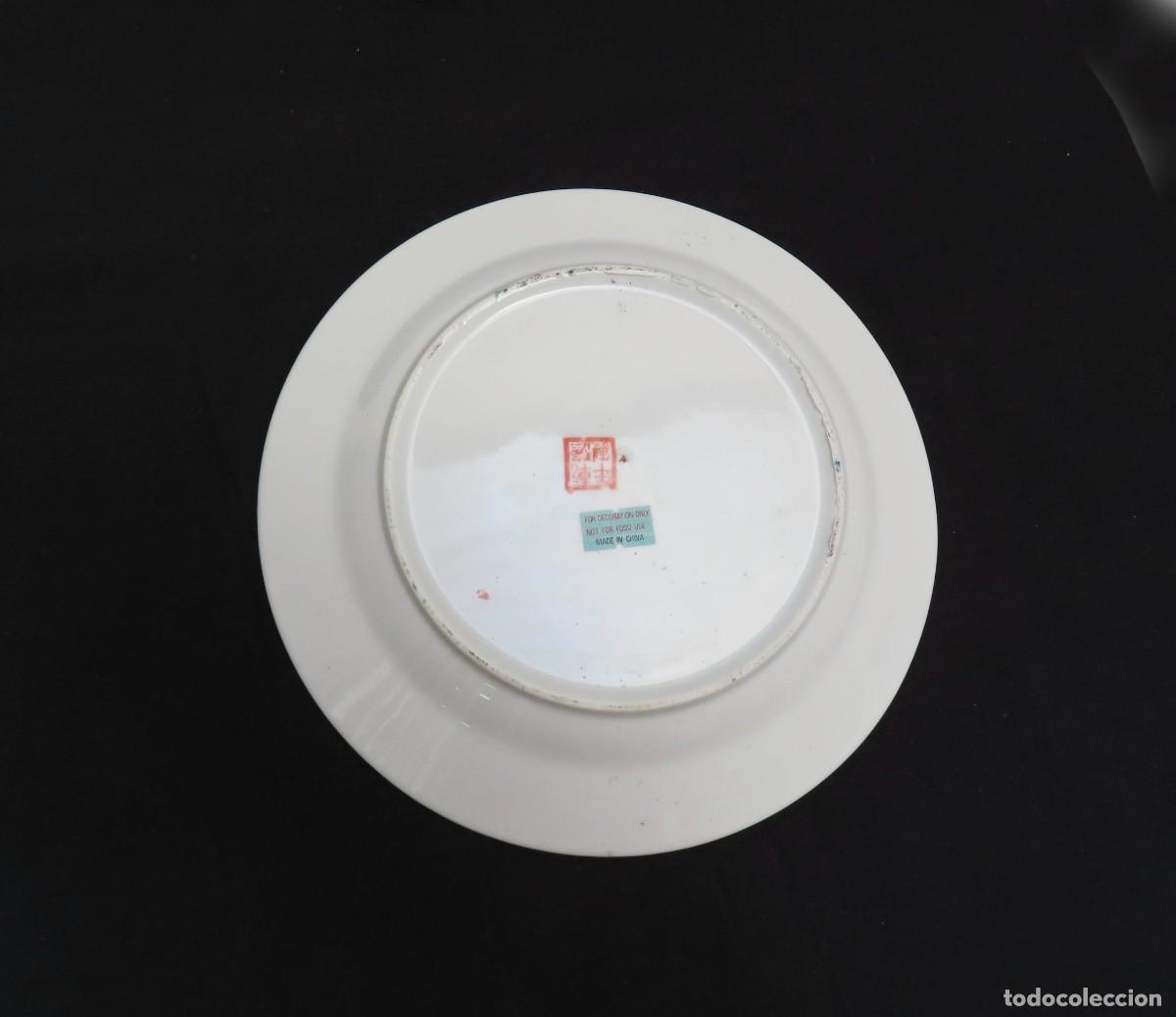 Antig&uuml;edades: Plato porcelana china Macao - Foto 4