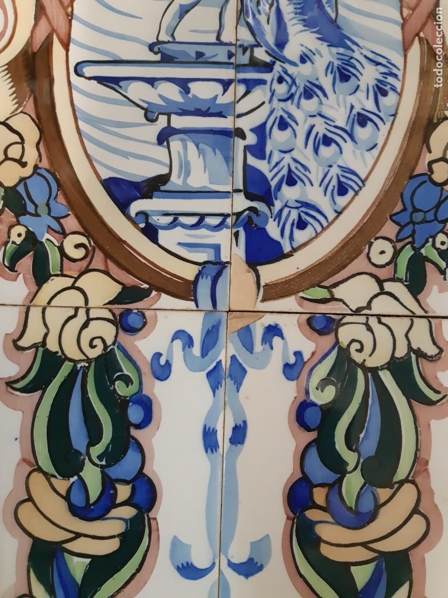 Antig&uuml;edades: Panel de azulejos valencianos - Foto 4