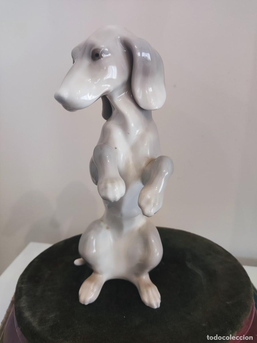 Antig&uuml;edades: PERRO PORCELANA ESPA&Ntilde;OLA - Foto 3