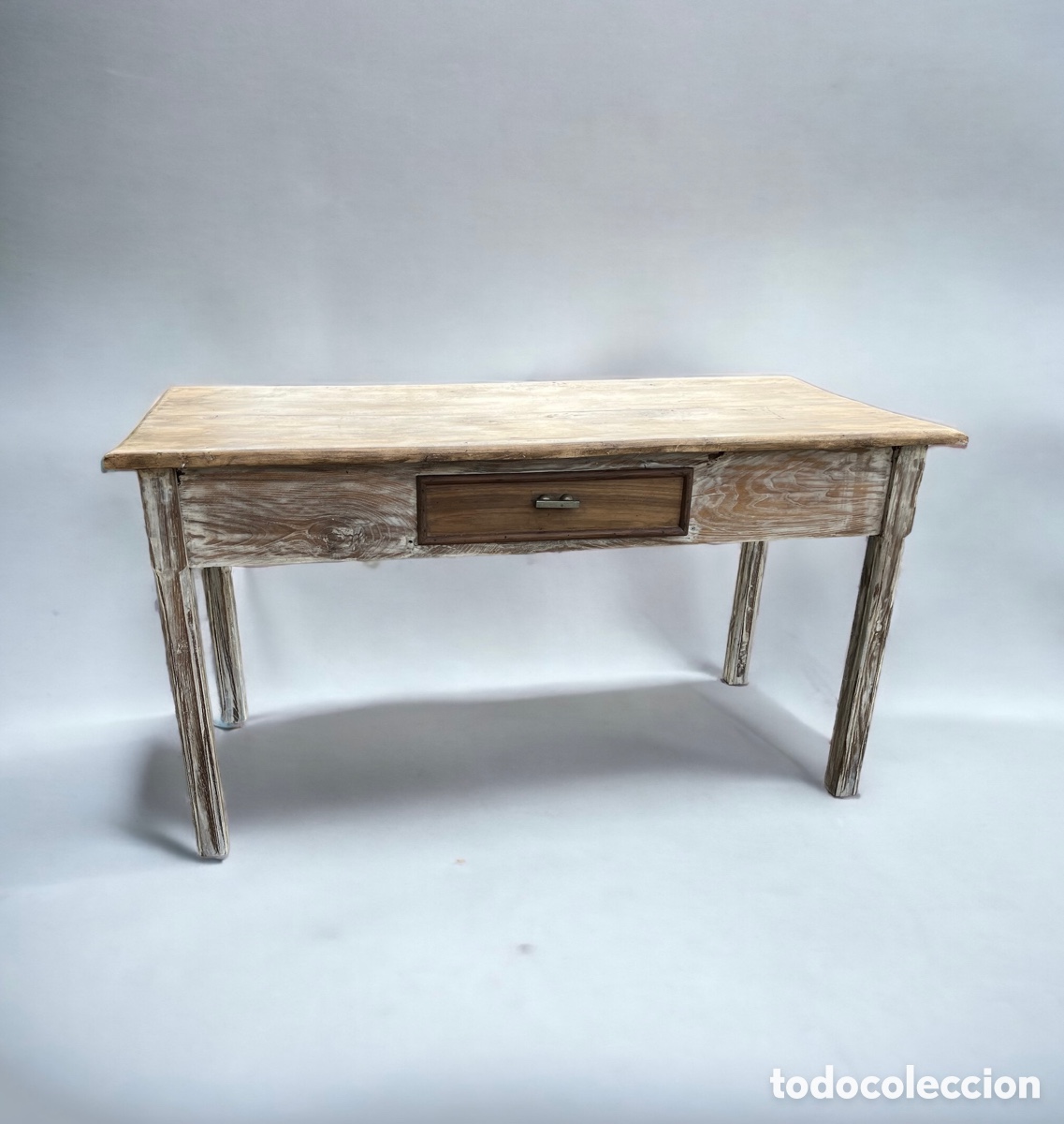 Antig&uuml;edades: Mesa tocinera grande - Foto 2