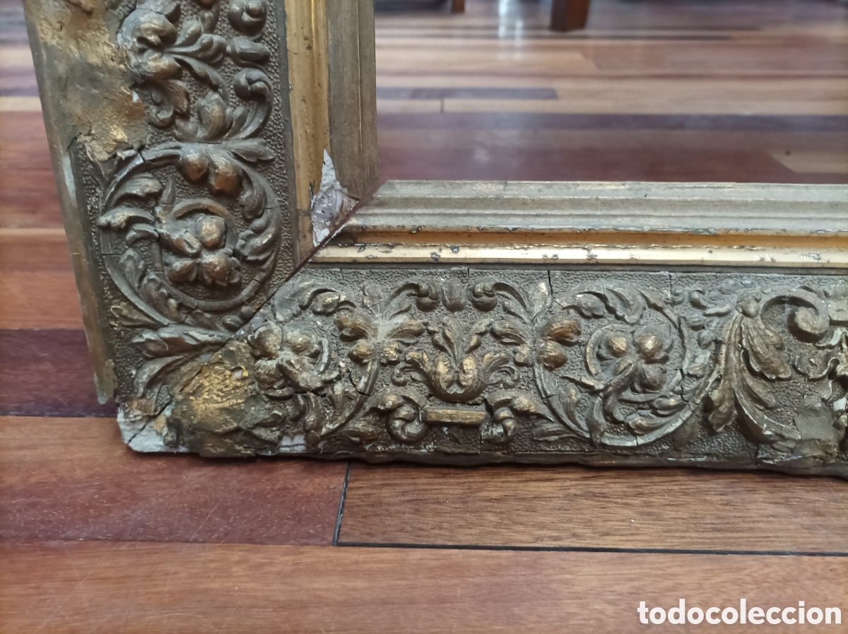Antig&uuml;edades: Marco dorado antiguo - Foto 4