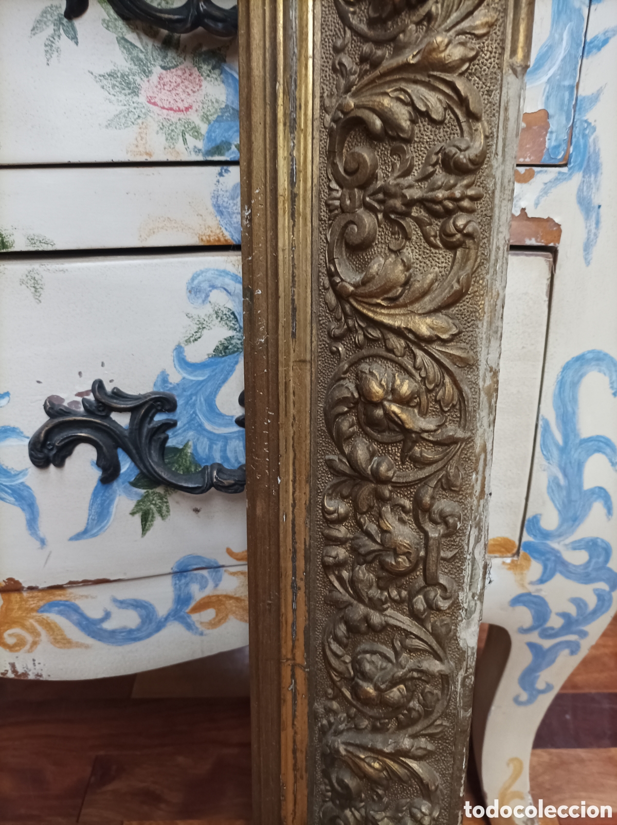 Antig&uuml;edades: Marco dorado antiguo - Foto 5