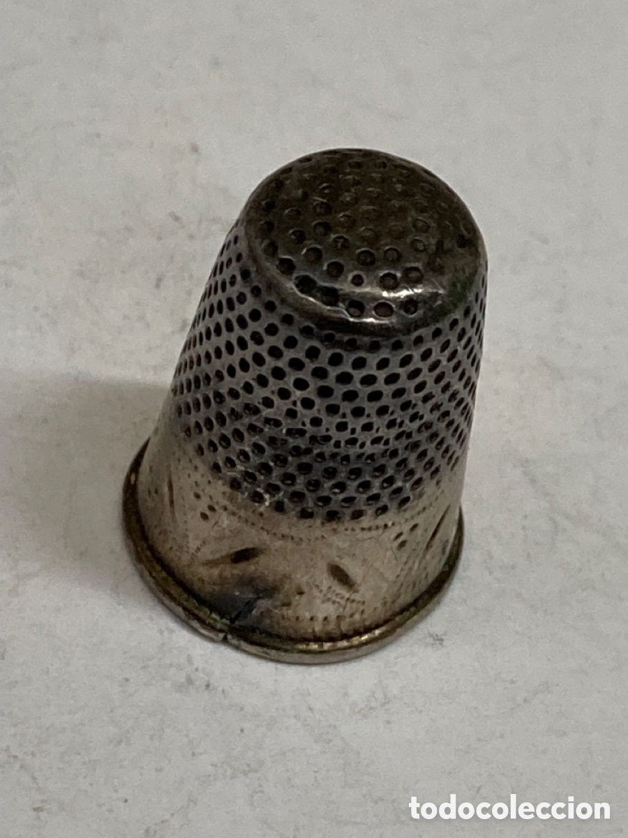 Antig&uuml;edades: Dedal de plata antiguo/1 - Foto 1