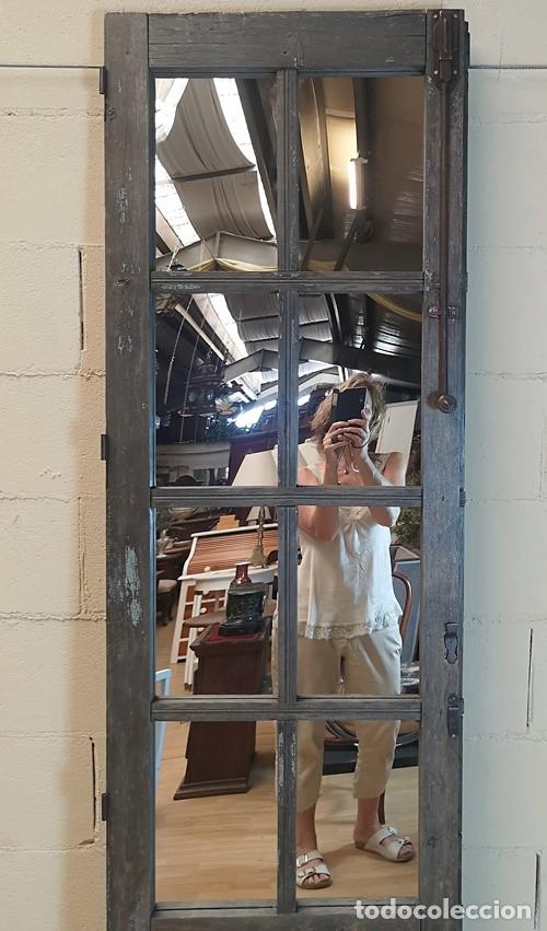 Antig&uuml;edades: Puerta Antigua con Ocho Espejos - Foto 4