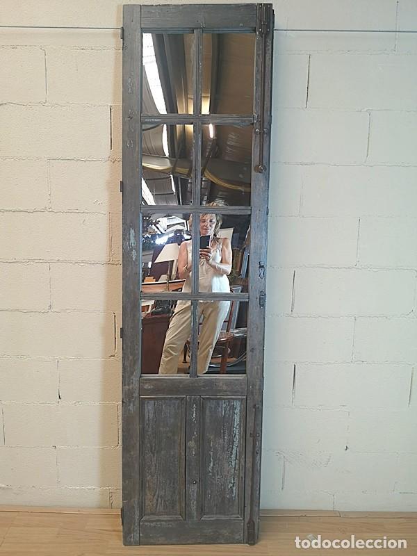 Antig&uuml;edades: Puerta Antigua con Ocho Espejos - Foto 5
