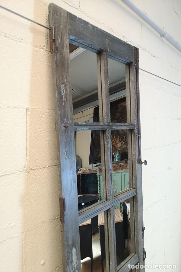 Antig&uuml;edades: Puerta Antigua con Ocho Espejos - Foto 7