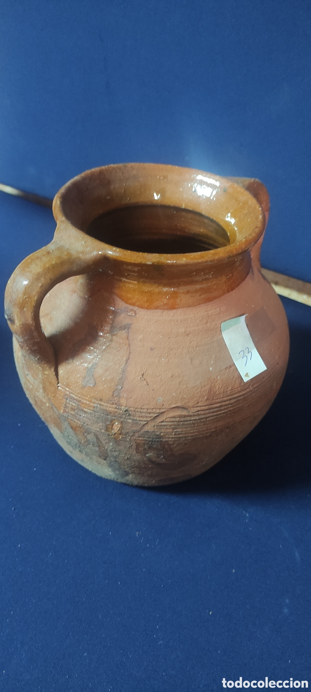 Antig&uuml;edades: OLLA DE BARRO ANTIGUA - Foto 5