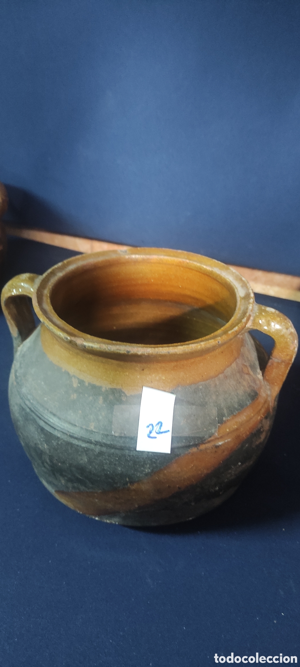 Antig&uuml;edades: ANTIGUA OLLA DE BARRO - Foto 2