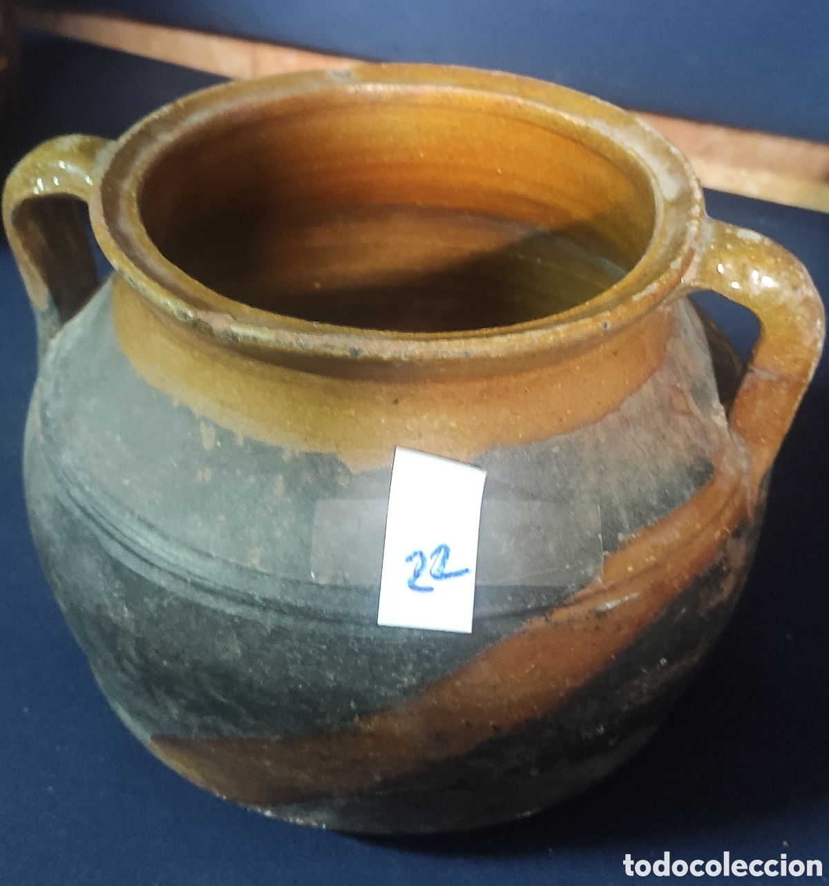 Antig&uuml;edades: ANTIGUA OLLA DE BARRO - Foto 3