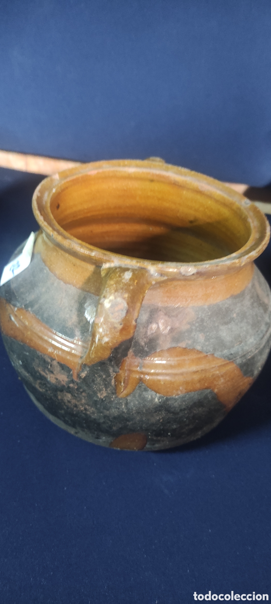 Antig&uuml;edades: ANTIGUA OLLA DE BARRO - Foto 4