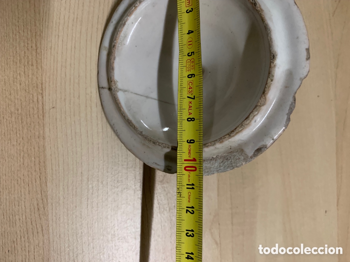 Antig&uuml;edades: Tapadera albarelo - Foto 4