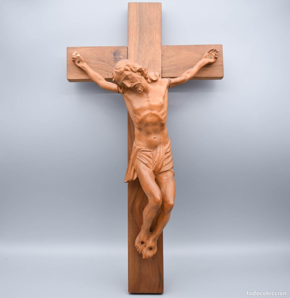 Antig&uuml;edades: Talla de madera - Corpus Christi - Foto 2