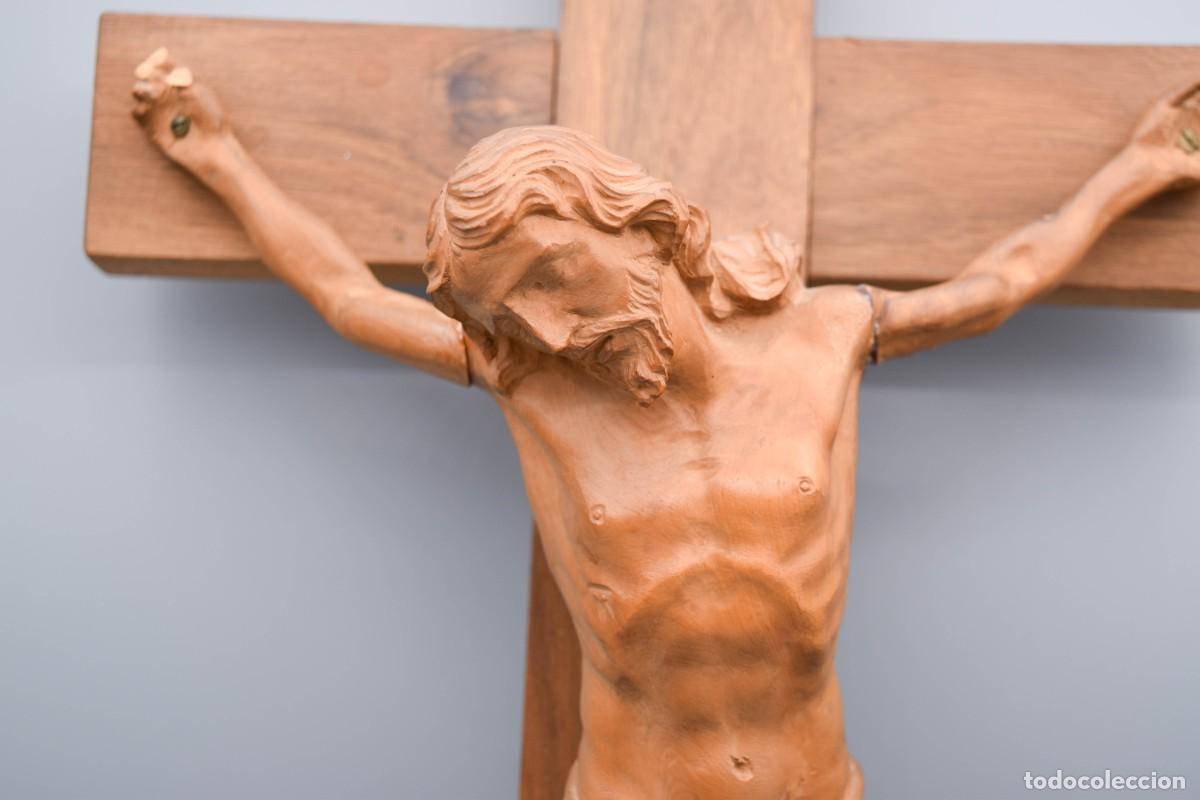 Antig&uuml;edades: Talla de madera - Corpus Christi - Foto 3