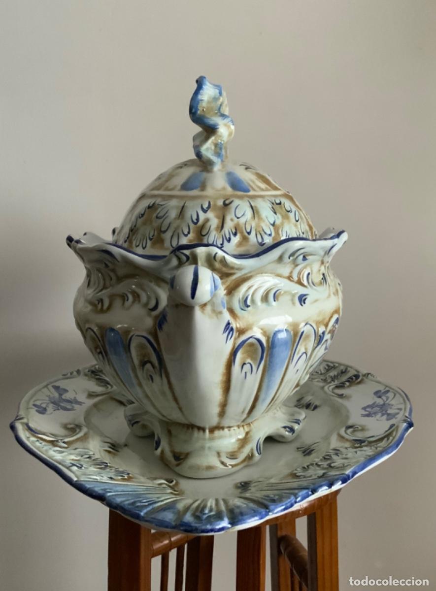 Antig&uuml;edades: SOPERA CAPODIMONTE FIRMADA Y NUMERADA - Foto 2