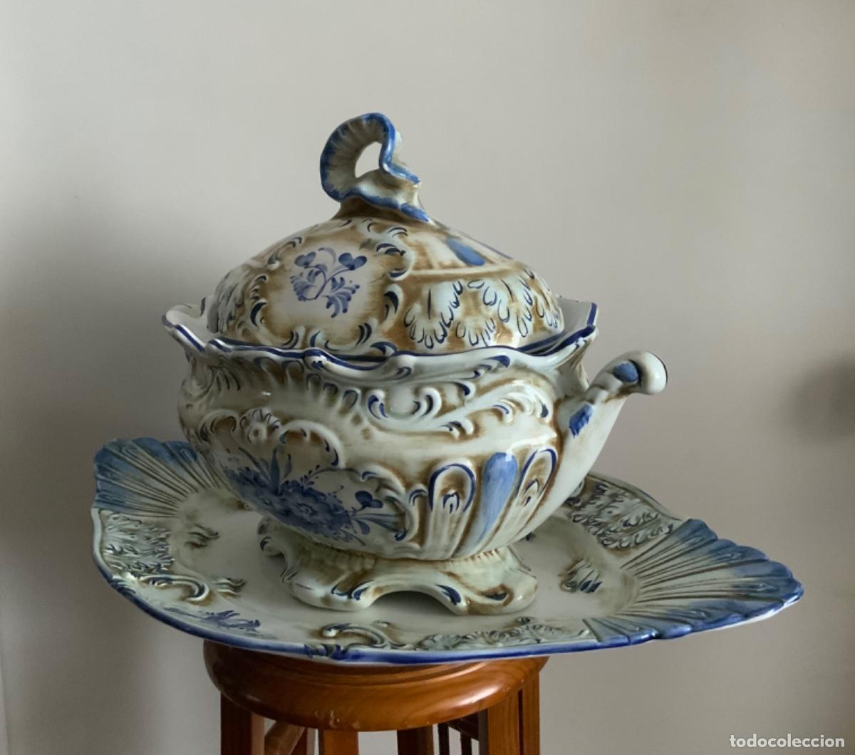Antig&uuml;edades: SOPERA CAPODIMONTE FIRMADA Y NUMERADA - Foto 3