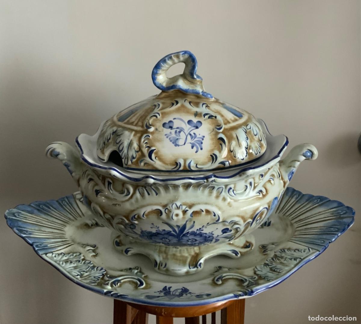 Antig&uuml;edades: SOPERA CAPODIMONTE FIRMADA Y NUMERADA - Foto 4