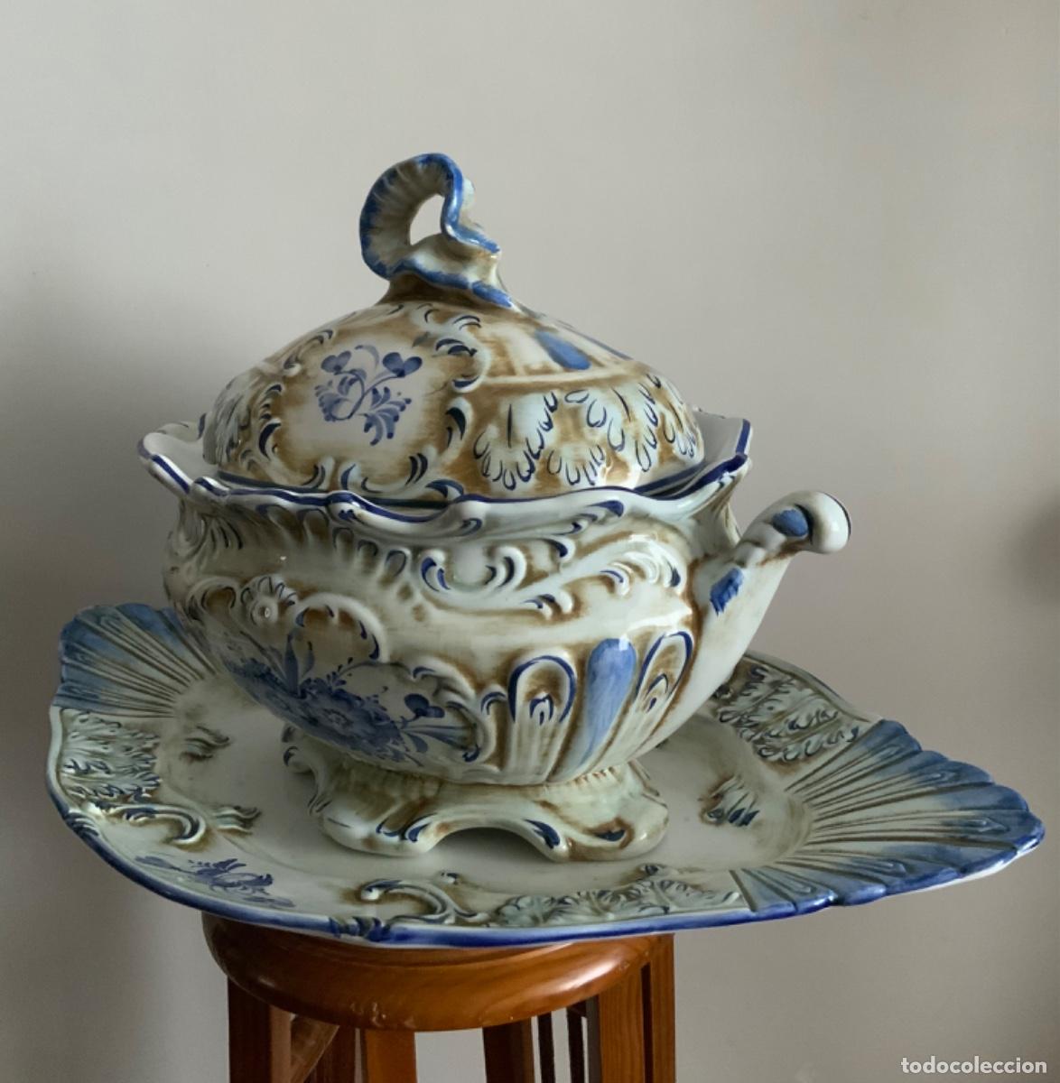 Antig&uuml;edades: SOPERA CAPODIMONTE FIRMADA Y NUMERADA - Foto 6