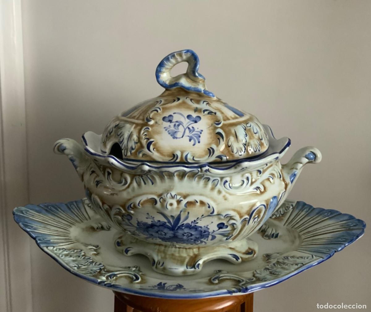 Antig&uuml;edades: SOPERA CAPODIMONTE FIRMADA Y NUMERADA - Foto 7
