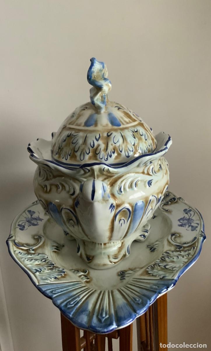 Antig&uuml;edades: SOPERA CAPODIMONTE FIRMADA Y NUMERADA - Foto 12
