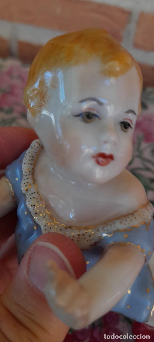 Antig&uuml;edades: BEBE DE PORCELANA MUY ANTIGUO - Foto 6