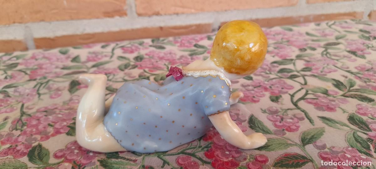 Antig&uuml;edades: BEBE DE PORCELANA MUY ANTIGUO - Foto 4