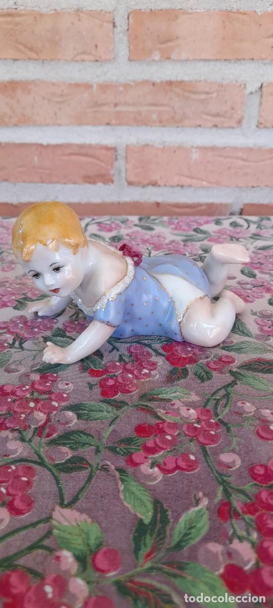 Antig&uuml;edades: BEBE DE PORCELANA MUY ANTIGUO - Foto 2
