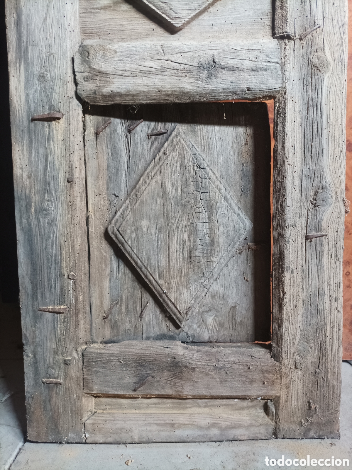 Antig&uuml;edades: Puerta antigua de balc&oacute;n con cuarterones - Foto 5