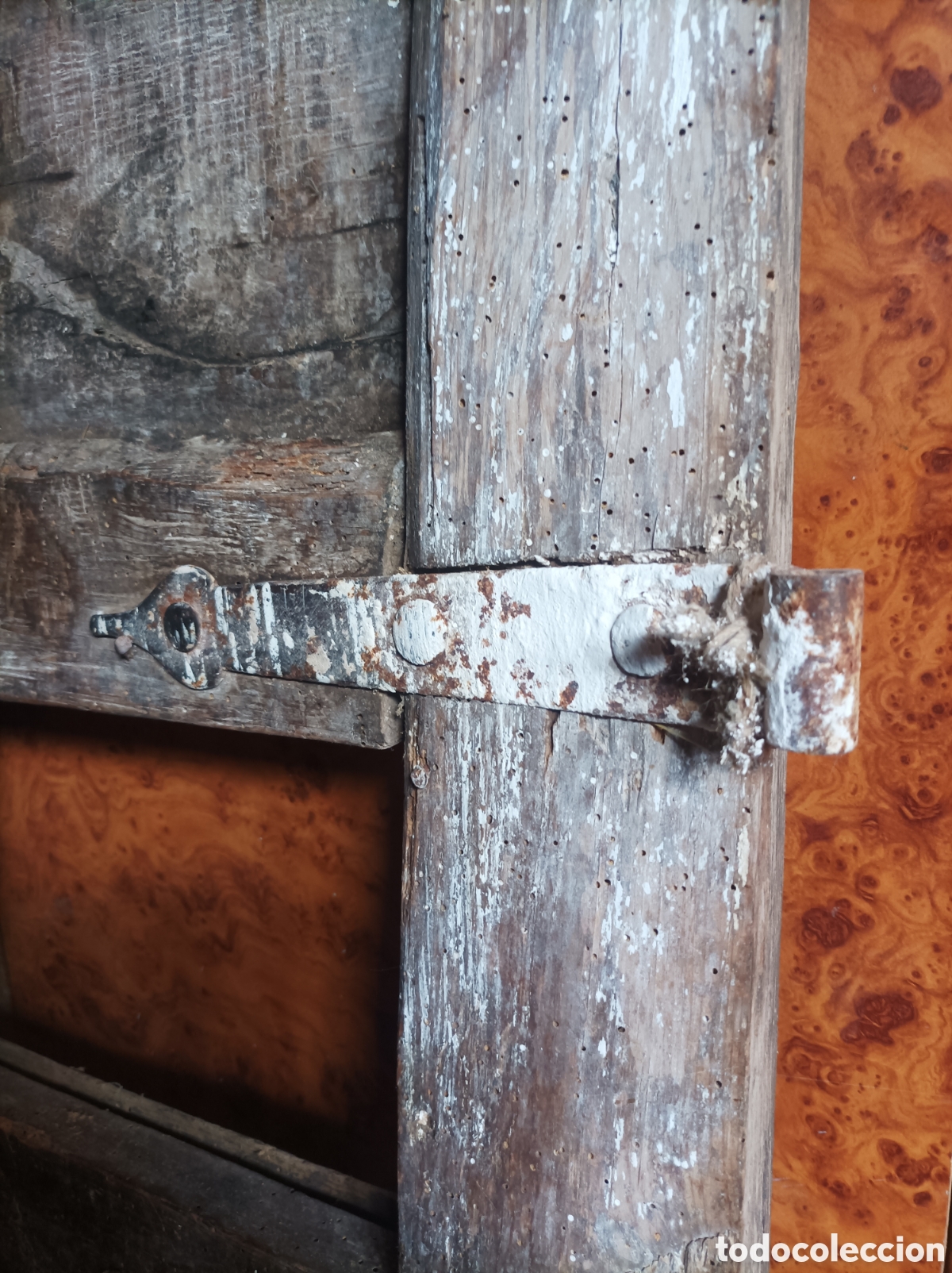 Antig&uuml;edades: Puerta antigua de balc&oacute;n con cuarterones - Foto 7