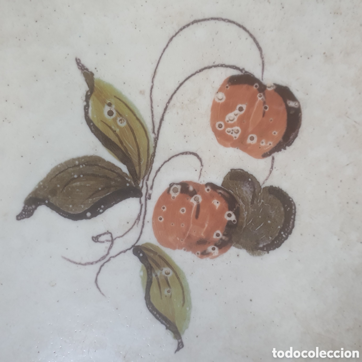 Antig&uuml;edades: Azulejo antiguo valenciano con marco - Foto 2