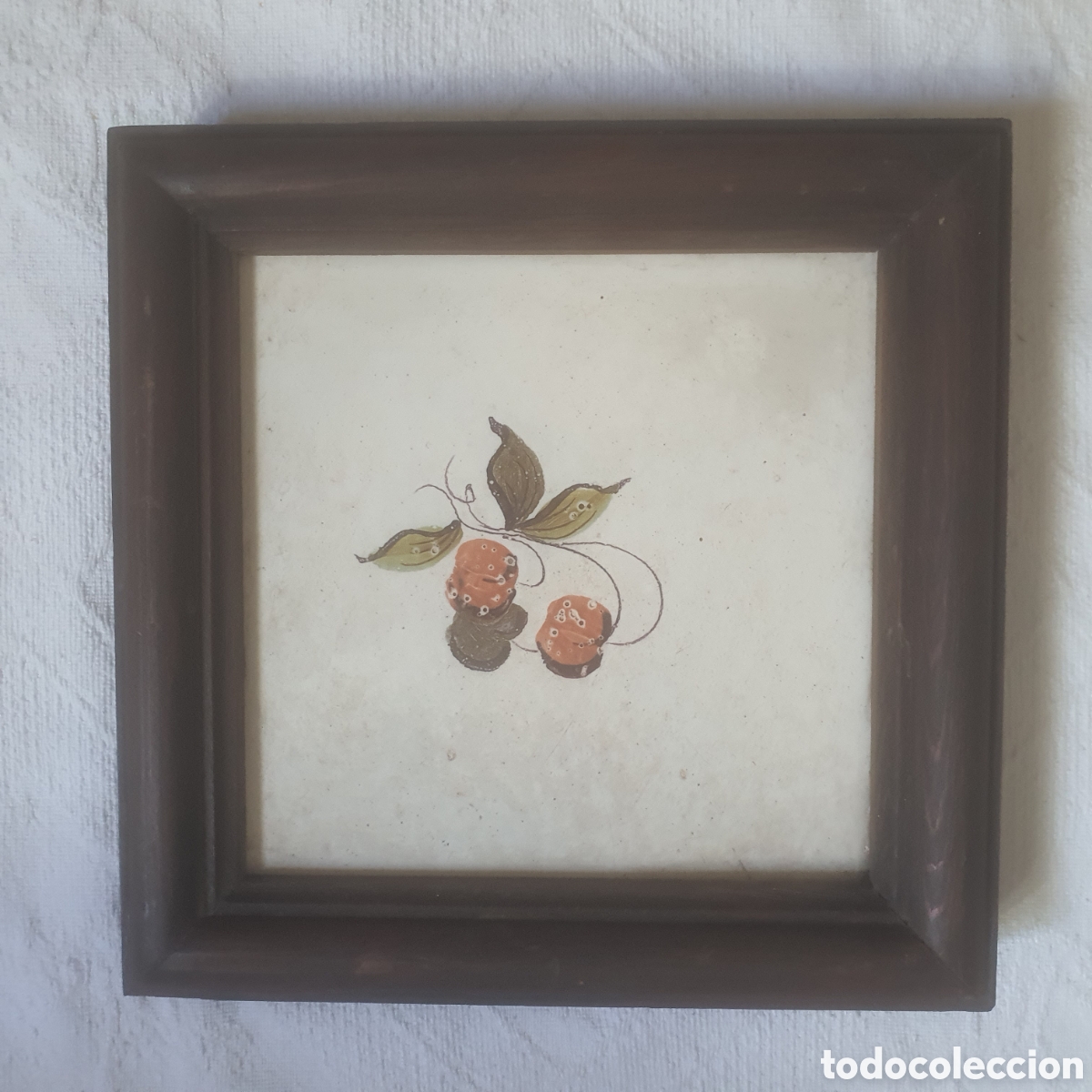 Antig&uuml;edades: Azulejo antiguo valenciano con marco - Foto 1