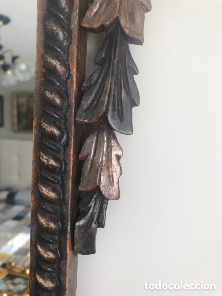 Antig&uuml;edades: Espejo de madera - Foto 5