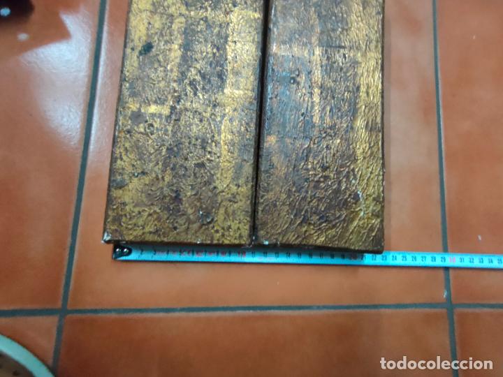 Antig&uuml;edades: Antiguo triptico Virgen Vladimir. Icono. - Foto 4
