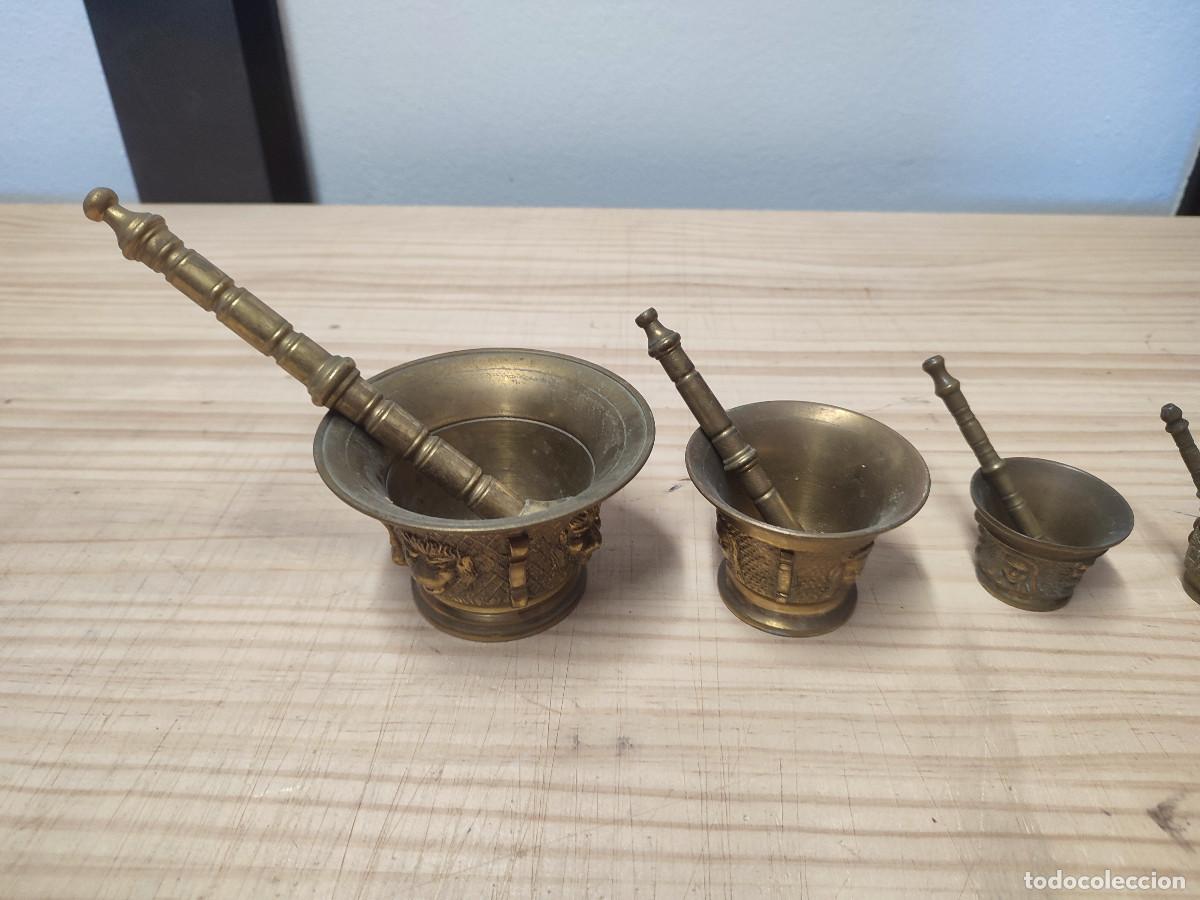 Antig&uuml;edades: LOTE ALMIREZ ANTIGUOS EN BRONCE O LATON. - Foto 2