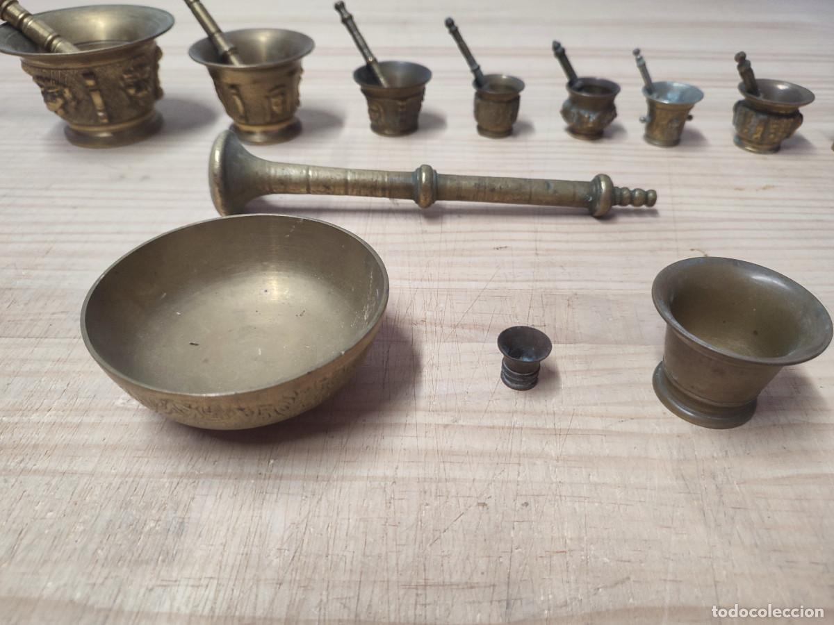 Antig&uuml;edades: LOTE ALMIREZ ANTIGUOS EN BRONCE O LATON. - Foto 4