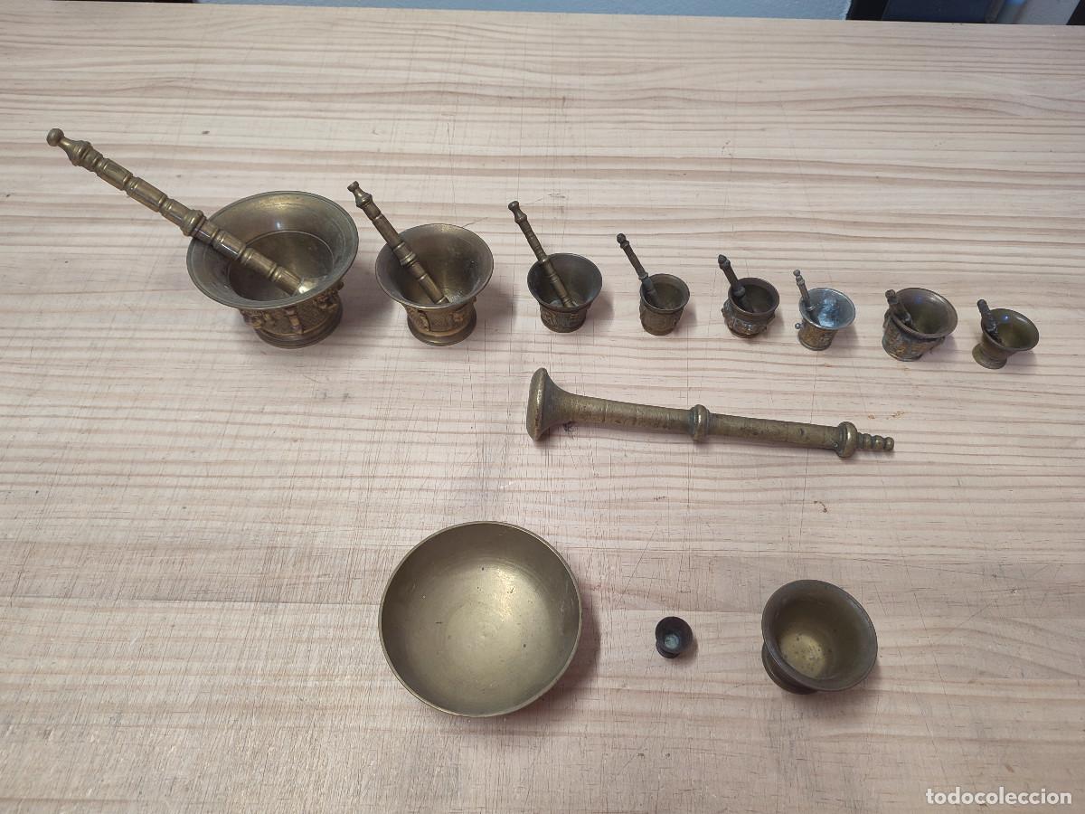 Antig&uuml;edades: LOTE ALMIREZ ANTIGUOS EN BRONCE O LATON. - Foto 1