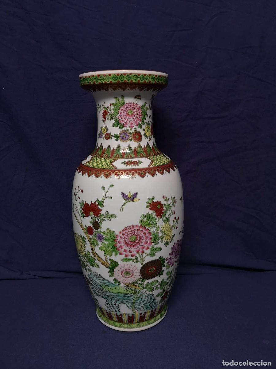 Antig&uuml;edades: JARRON CHINO EN PORCELANA - Foto 2