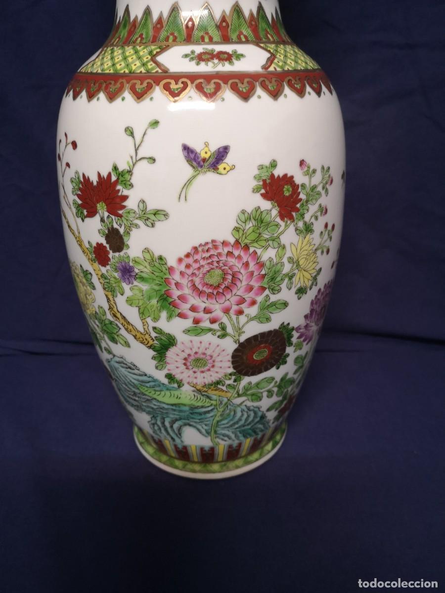 Antig&uuml;edades: JARRON CHINO EN PORCELANA - Foto 3