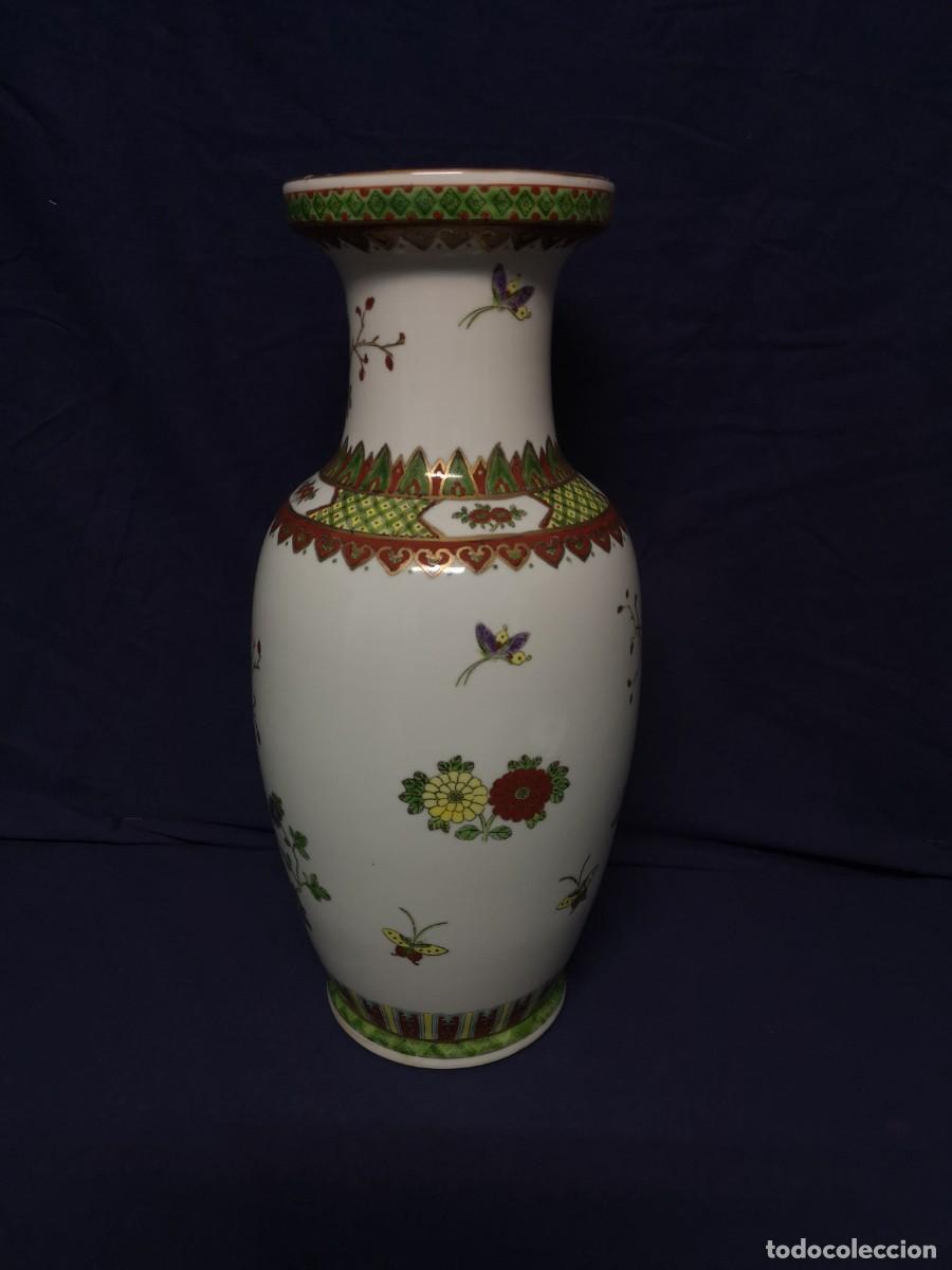 Antig&uuml;edades: JARRON CHINO EN PORCELANA - Foto 5