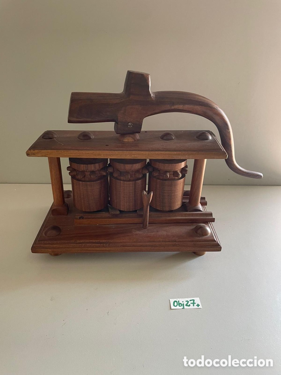 Antig&uuml;edades: Antiguo trapiche madera decoraci&oacute;n - Foto 1