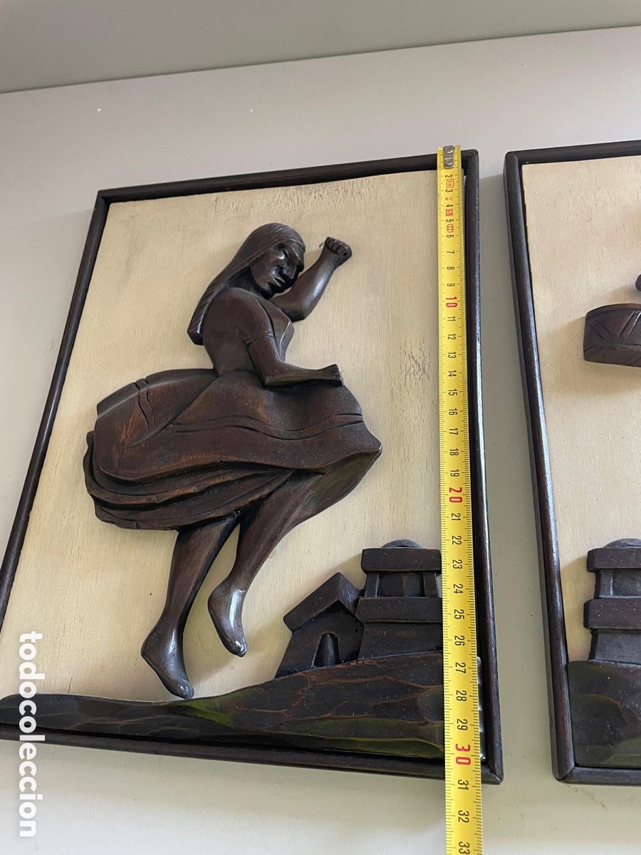 Antig&uuml;edades: Cuadros madera tallada antiguos - Foto 2