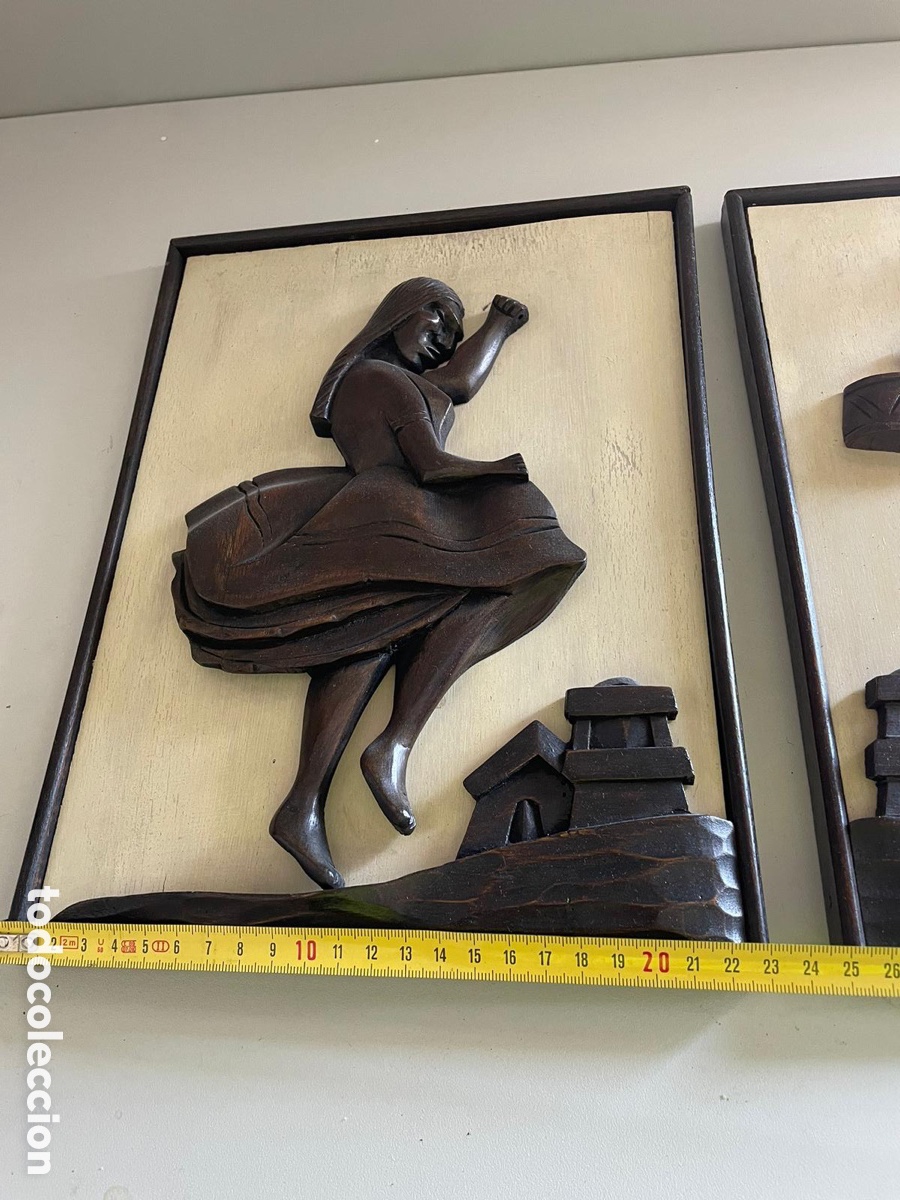 Antig&uuml;edades: Cuadros madera tallada antiguos - Foto 3