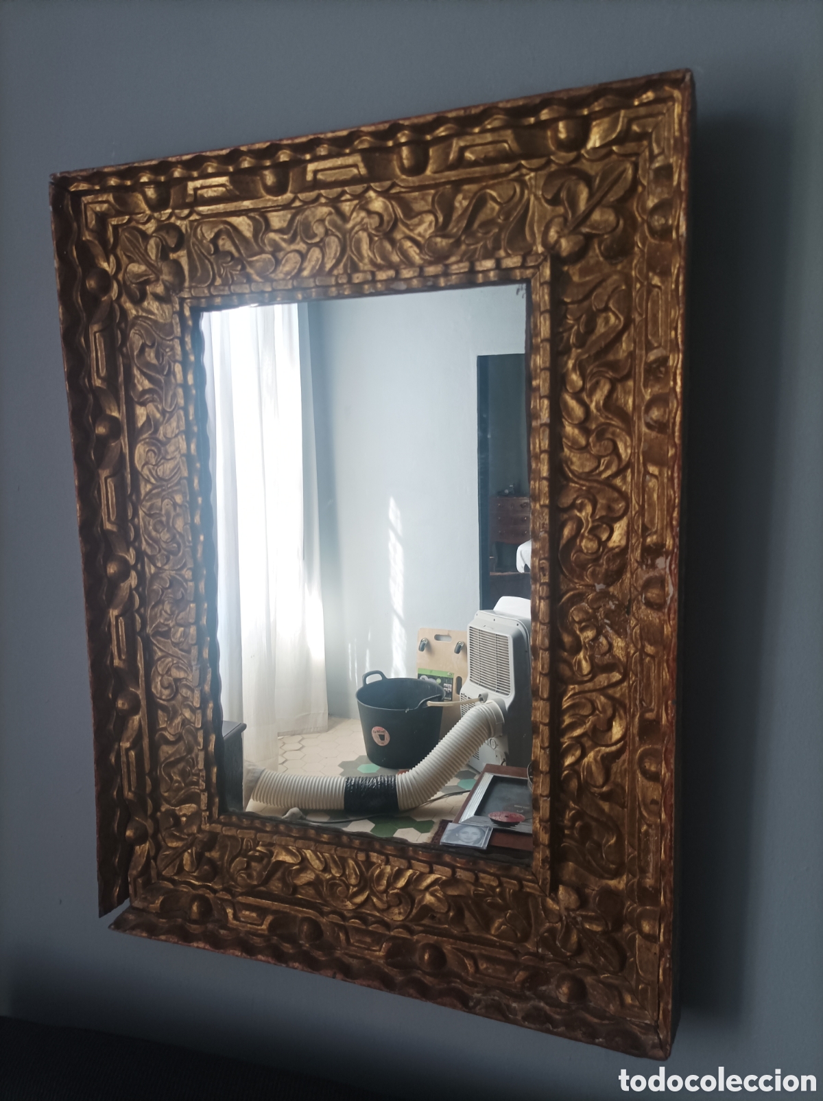 Antig&uuml;edades: Maravilloso marco dorado barroco.