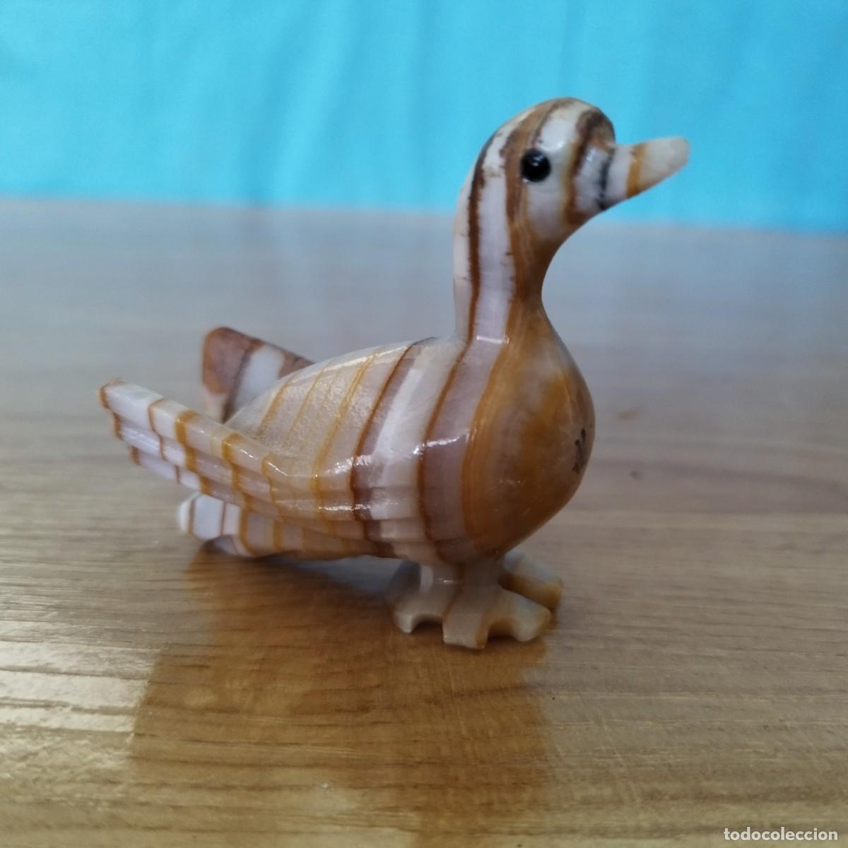 Oggetti Antichi: FIGURA PEQUE&Ntilde;A PATO PIEDRA MARMOL / VER FOTOS ESTADO Y MEDIAS