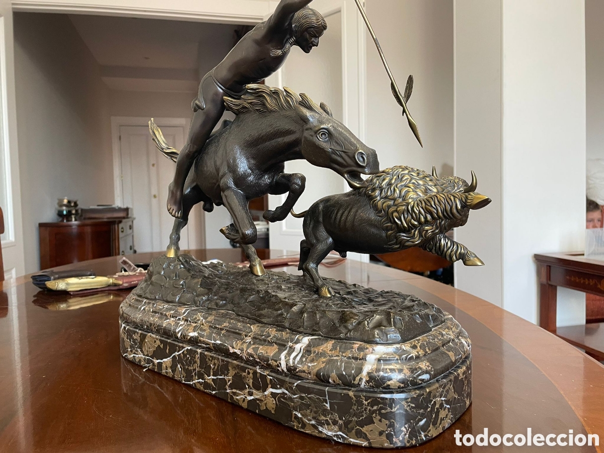 Antig&uuml;edades: Escultura bronce Soher - Foto 3