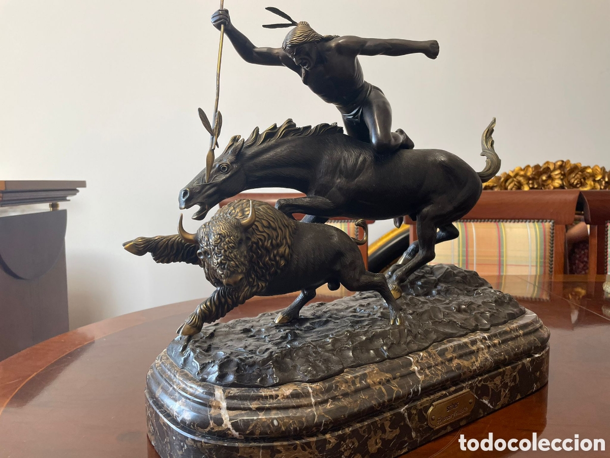 Antig&uuml;edades: Escultura bronce Soher - Foto 1
