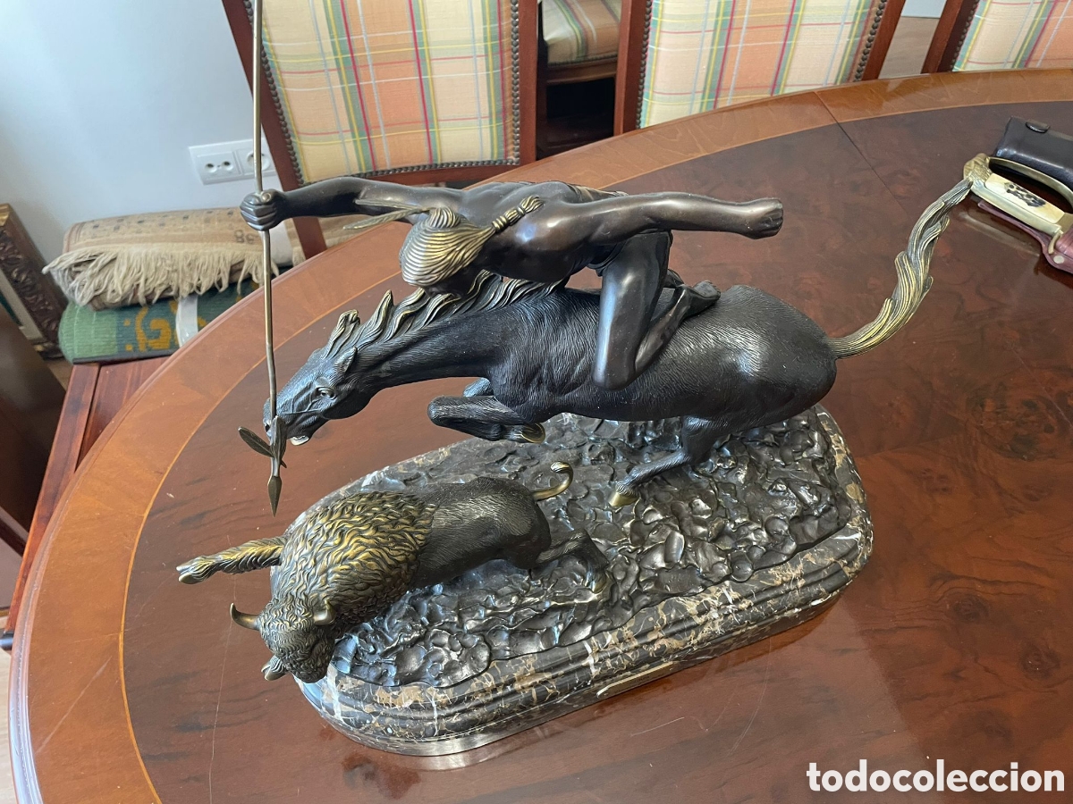 Antig&uuml;edades: Escultura bronce Soher - Foto 4