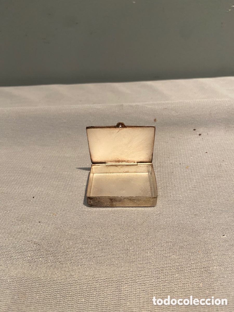 Antig&uuml;edades: Pastillero plata - Foto 2