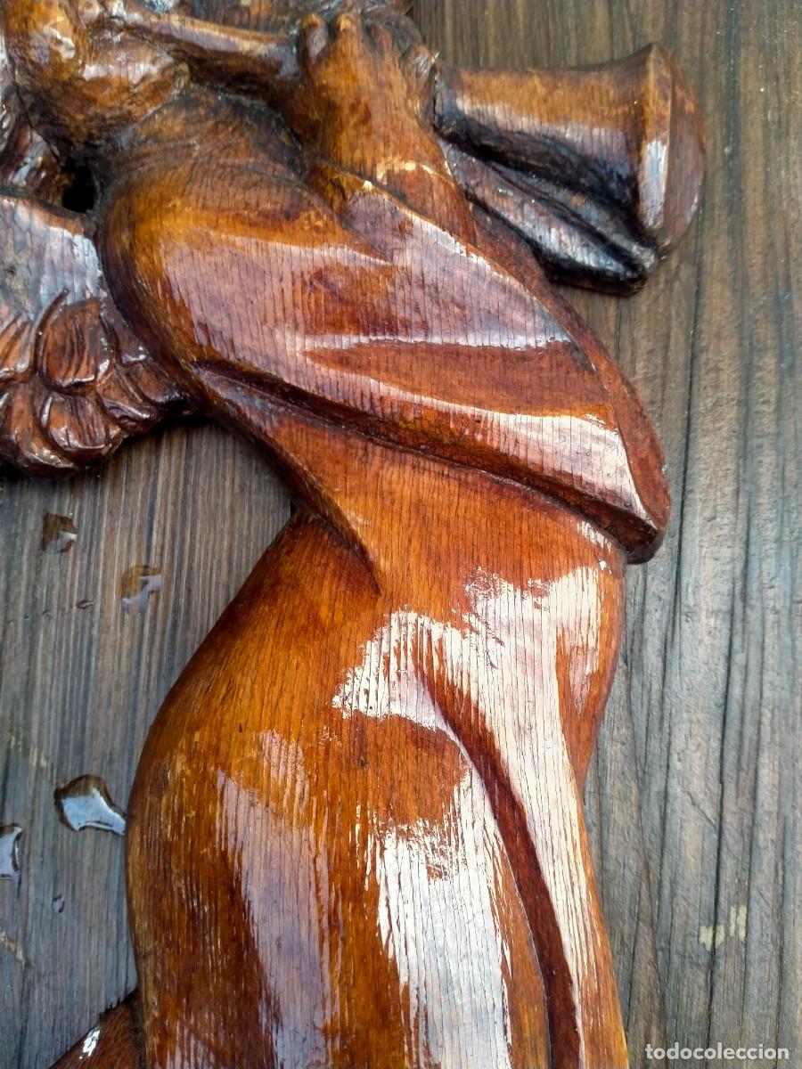 Antig&uuml;edades: &Aacute;NGEL DE MADERA QUERUBIN - Foto 3